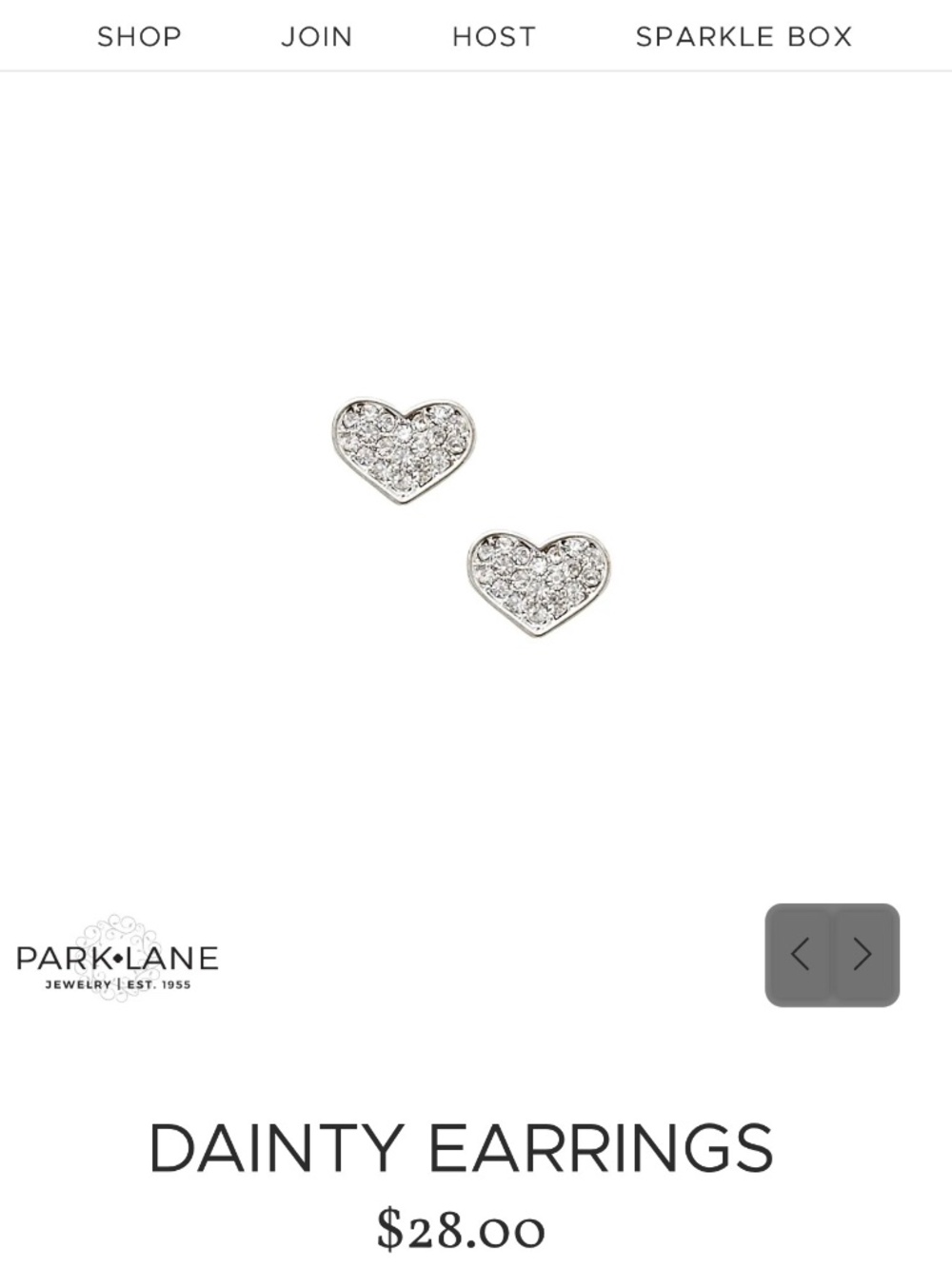 Park Lane Dainty Earrings Silver